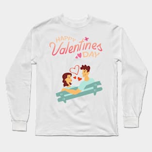 Happy Valentines Day Long Sleeve T-Shirt